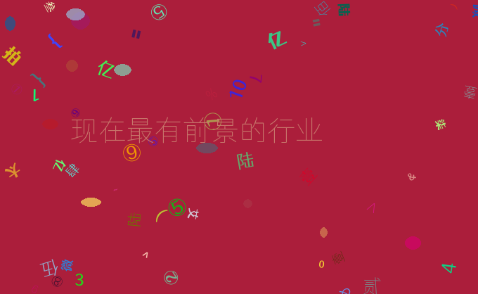 现在最有前景的行业