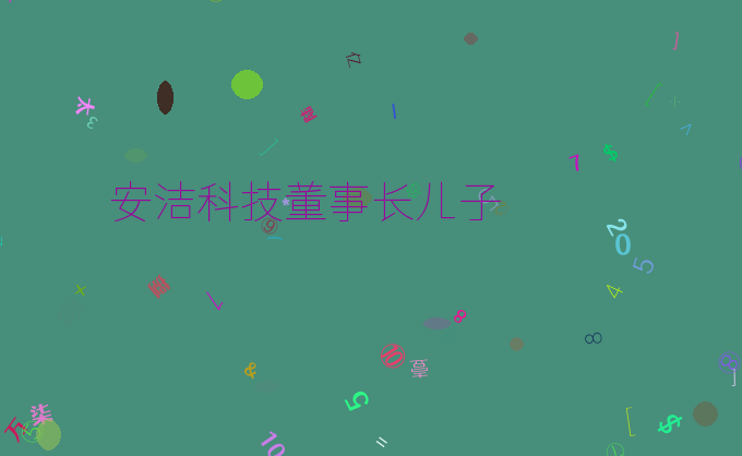 安洁科技董事长儿子