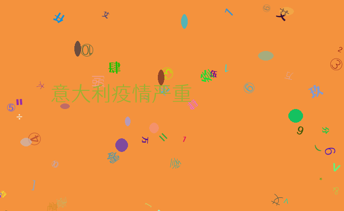 意大利疫情严重