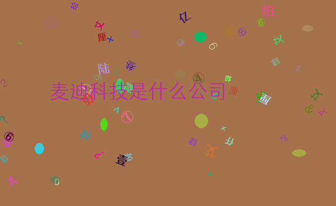 麦迪科技是什么公司