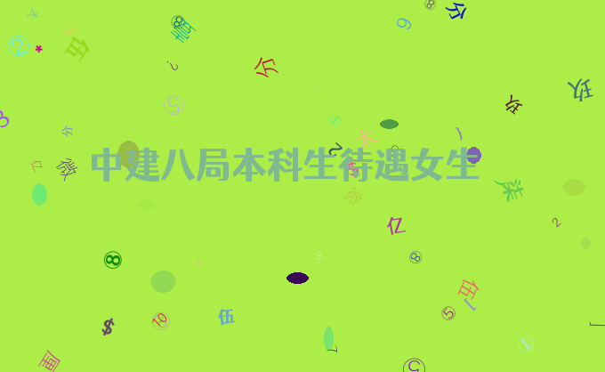 中建八局本科生待遇女生
