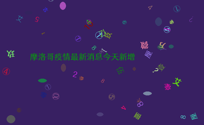 摩洛哥疫情最新消息今天新增